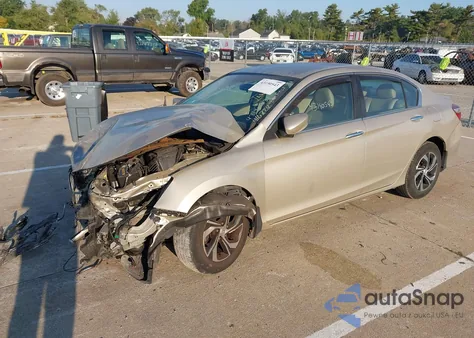 2016 Honda Accord Lx из США, поврежденный, VIN 1HGCR2F34GA146990